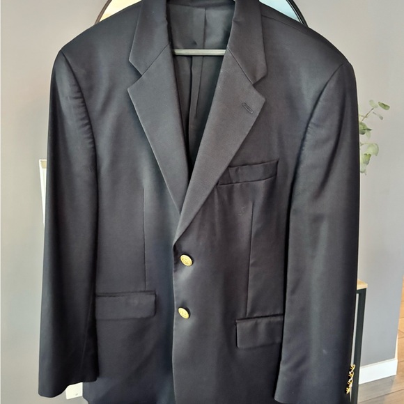 Lauren Ralph Lauren Navy Blazer with Gold Buttons - Picture 8 of 10